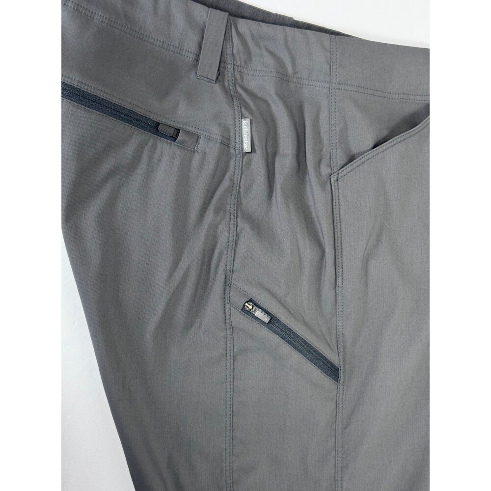 Icebreaker Merino‎ Shorts Womens 32 Gray Stretch Performance Hiking Outdoor - Picture 7 of 16